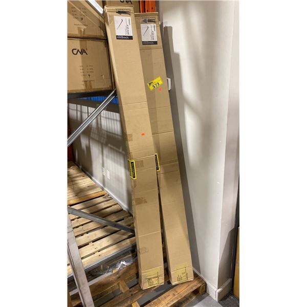 PAIR OF SONNEMAN THIN LINE 6' 2 SIDED LED WALL BARS. MODEL 2812.25-6 RETAIL $4600