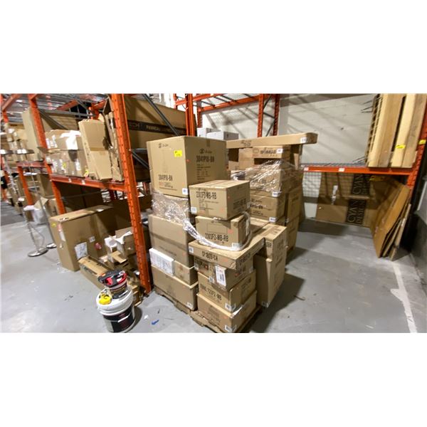 PALLET OF APPROX 21 BOXES OF ASST LIGHTING. MOSTLY Z-LITE. THOUSANDS OF DOLLARS WORTH