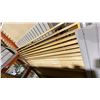 Image 4 : GROUP OF 6 CUSTOM WOOD CEILING DROP PANELS. VARIOUS SIZES. LOCATED IN STOREROOM 1.
