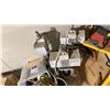 Image 3 : GROUP LOT CONTENTS ON TOP OF MEZZANINE IN STOREROOM 1. 5 HP RIDGID SHOP VAC, HALOGEN JOB LIGHT,