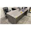 Image 4 : ITEMS LOCATED IN STOREROOM 1 OFFICE. 2 GRAY DESKS 72" X 36" WITH A 36" RETURN, 66" X 30" WITH