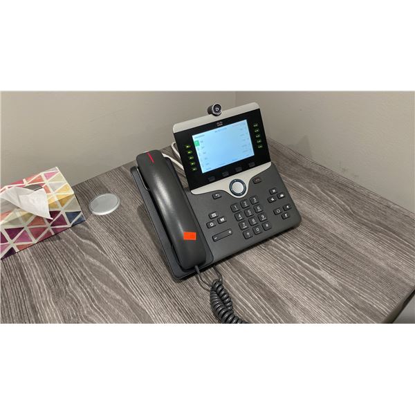 GROUP OF 6 OR 7 CISCO IP VIDEO PHONES. MODEL CP-8845