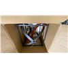 Image 8 : RACKING WITH CONTENTS. ASST LIGHTS, SHADES, ETC. APPROX 11 OUTDOOR, PENDANTS, AND OTHER COMPONENTS