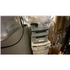 Image 8 : LARGE GROUP LOT OF SERVICE PARTS, CEILING CHAINS, MOLDINGS, BINS OF PARTS, FILE CABINET WITH PARTS,