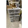 Image 1 : 2 ROLLING BINS WITH SERVICE COMPONENTS. TRANSFORMERS ETC