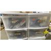 Image 2 : 2 ROLLING BINS WITH SERVICE COMPONENTS. TRANSFORMERS ETC