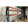 Image 3 : 5 SECTIONS OF INDUSTRIAL RACKING. VARIOUS SIZES. 8 UPRIGHTS, 24 BEAMS, DECKING.