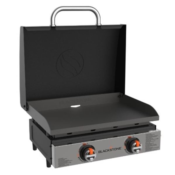BLACKSTONE 22" OMNIVORE ORIGINAL PORTABLE TABLETOP GRIDDLE W/ HOOD - TESTED WORKING, RETAIL $349