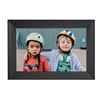 Image 1 : NEW AURA CARVER GRAVEL 10 INCH DIGITAL PHOTO FRAME, HI-RES DISPLAY, PHONE TO SCREEN EASY SET UP, WIF