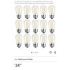 Image 2 : FOUR BOXES OF BERELLI S14 2200K E26 EDISON LIGHT BULBS 25 COUNT PER BOX RETAIL $360