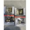 Image 2 : BOX OF 4 NEW DEFIANT HANDLE SETS SATURN POLISHED BRASS FINISH