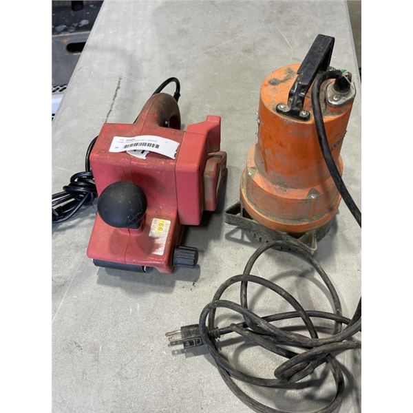 KING CANADA HAND BELT SANDER - WORKING