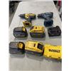 Image 2 : LARGE TOTE OF TOOLS AND BATTERIES