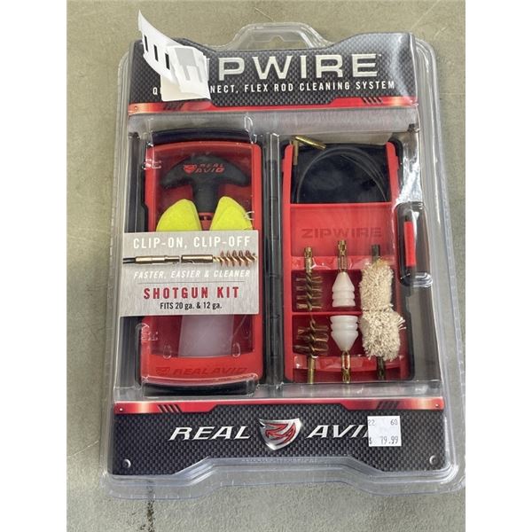 NEW FIREARMS CLEANING KIT SHOTGUN BY ZIPWIRE - RETAIL $79