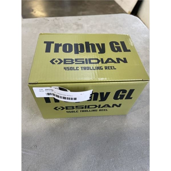 NEW TROPHY GL OBSIDIAN 450LC TROLLING REEL