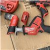 Image 4 : LOT OF MILWAUKEE M12 TOOLS, 2 BATTERIES AND CHARGER WORKING INCLUDES PORTABLE VACUUM, DRILL/DRIVER, 