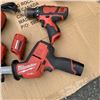 Image 5 : LOT OF MILWAUKEE M12 TOOLS, 2 BATTERIES AND CHARGER WORKING INCLUDES PORTABLE VACUUM, DRILL/DRIVER, 