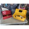 Image 1 : 2 TOOLBOXES AND ASSORTED HAND TOOL CONTENTS