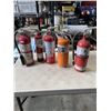 Image 1 : 5 FIRE EXTINGUISHERS