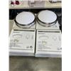 Image 1 : 4 NEW 12 INCH 4K CEILING FIXTURES