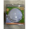 Image 2 : 10 NEW ORTECH 3K LED FLUSH MOUNT INDOOR / OUTDOOR INCANDESCENT REPLACEMENTS, 900 LUMENS