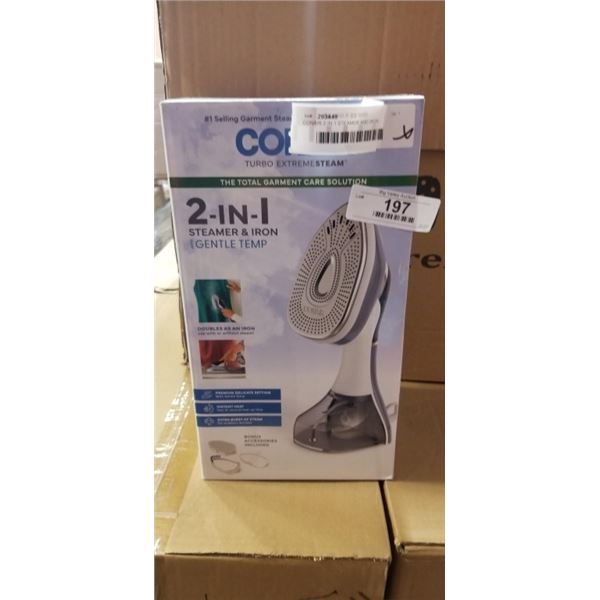 CONAIR 2 IN 1 STEAMER AND IRON