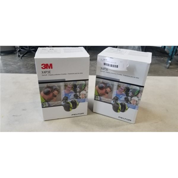 2 NEW 3M EARMUFFS - RETAIL $59