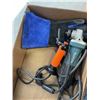 Image 4 : BOX OF PEX 1/2-IN PIPE CRIMPERS, MAKITA ANGLE GRINDER WITH WALTER CUT OFF WHEELS, BLUE SHIELD SAFETY