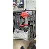 Image 4 : TWO AIR NAILERS/ STAPLERS WITH AIR HOSE, STAPLES AND AIR FITTINGS