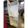 Image 1 : WHITE STORAGE SHELF WITH DOORS