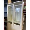 Image 2 : WHITE STORAGE SHELF WITH DOORS