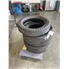 Image 2 : PAIR OF 215/55 R16 M+S TIRES, AND YOKOHAMA MOTORCYCLE TIRE