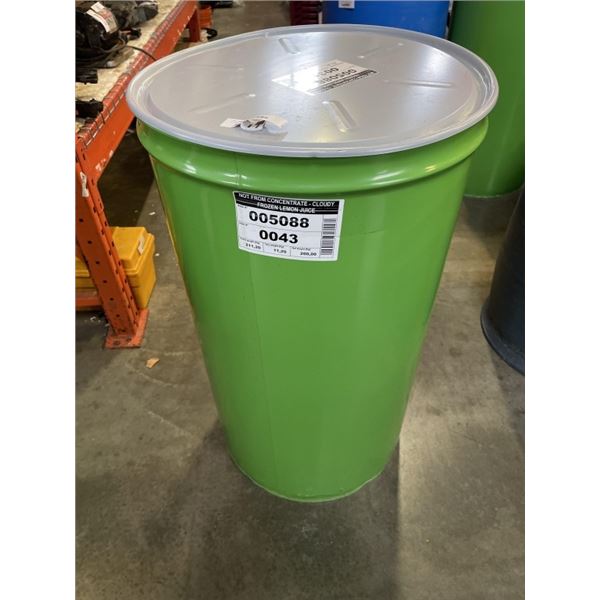 51 GALLON FOOD GRADE DRUM
