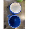 Image 2 : 2 FOOD GRADE DRUMS- APPROX 15 GALLON EACH