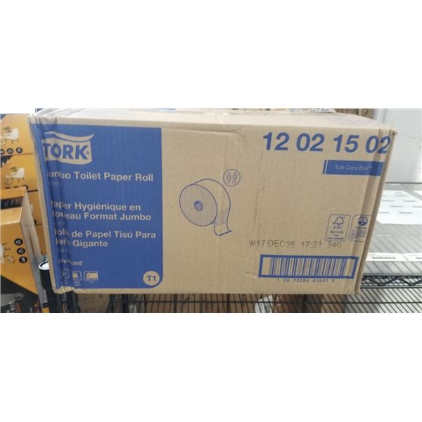 NEW CASE OF TORK JUMP TOILET PAPER ROLLS