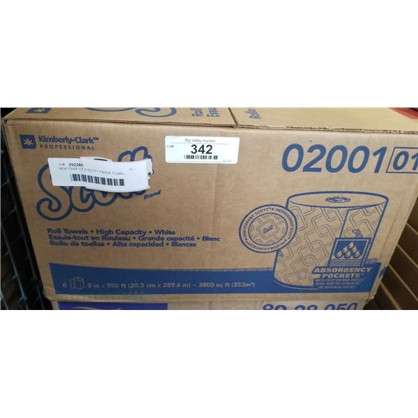 NEW CASE OF 6 SCOTT PAPER TOWEL ROLLS