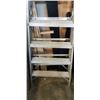 Image 2 : 8FT ALUMINUM PLATFORM A-FRAME  LADDER 300LB MAX