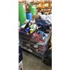 Image 1 : PALLET OF ASSORTED GOODS, CONTENTS OF REPOSESSSED VEHICLES, BIN NOT INCLUDED