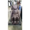 Image 1 : INSIGNIA 2D BROWN ZERO GRAVITY MASSAGE CHAIR  - WORKING, NEEDS REMOTE