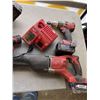 Image 2 : MILWAUKEE CORDLESS POWER TOOL SET INCLUDING 6-1/2 INCH CIRCULAR SAW, SAWSALL, DRILL WITH 3 5.0 BATTE