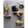 Image 2 : DEWALTY 20V POWER TOOL SET WITH BRUSHLESS CUT OUT TOOL, BRUSHLESS DRYWALL SCREW GUN AND DRTILL, WITH