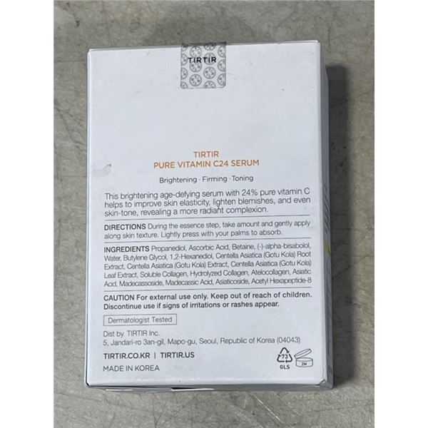 LOT OF 10 NEW TIRIR SKIN CARE NICINAMIDE 20% SERUM AND TIRTIR PURE VITAMIN C24 SERUM
