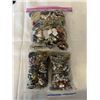 Image 1 : 3 BAGS OF MISC JEWELRY, PARTS, BEADS ETC