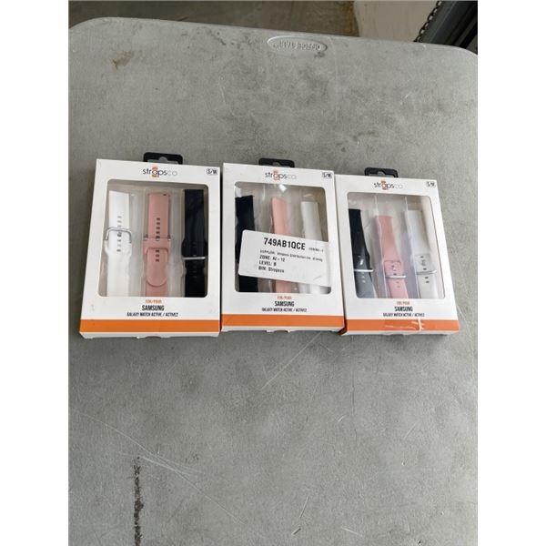 3  3PKS SAMSUNG WATCH BANDS