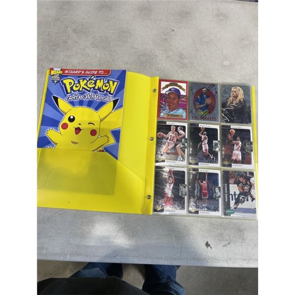 ASSORTED TRADING CARDS AND POKEMON GUIDE
