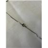 Image 3 : STERLING SILVER BOX LINK CAIN W/ PENDANT NECKLACE 19" LENGTH