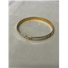 Image 1 : 18K GOLD PLATED BANGLE, HAND CRAFTED, UNMARKED