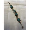 Image 2 : VINTAGE STERLING SILVER W/ TURQUOISE STONES NATIVE AMERICAN BRACELET, AS FOUND