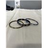Image 1 : 3 VINTAGE CLOISONEE BANGLES