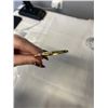 Image 2 : VINTAGE GOLD BANGLE W/ SLIDING STONES UNMARKED